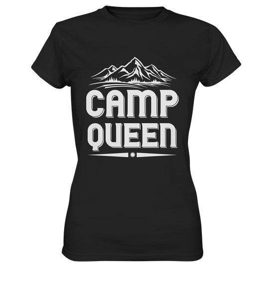 Camp Queen. Camping - Ladies Premium Shirt