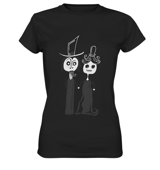 Freaky Pärchen. Gothic Geek - Ladies Premium Shirt
