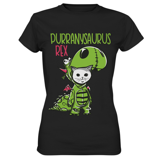 Purranysaurus Rex. Dino Katze - Ladies Premium Shirt