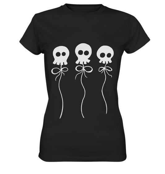 Drei Skulls an Schnur - Ladies Premium Shirt