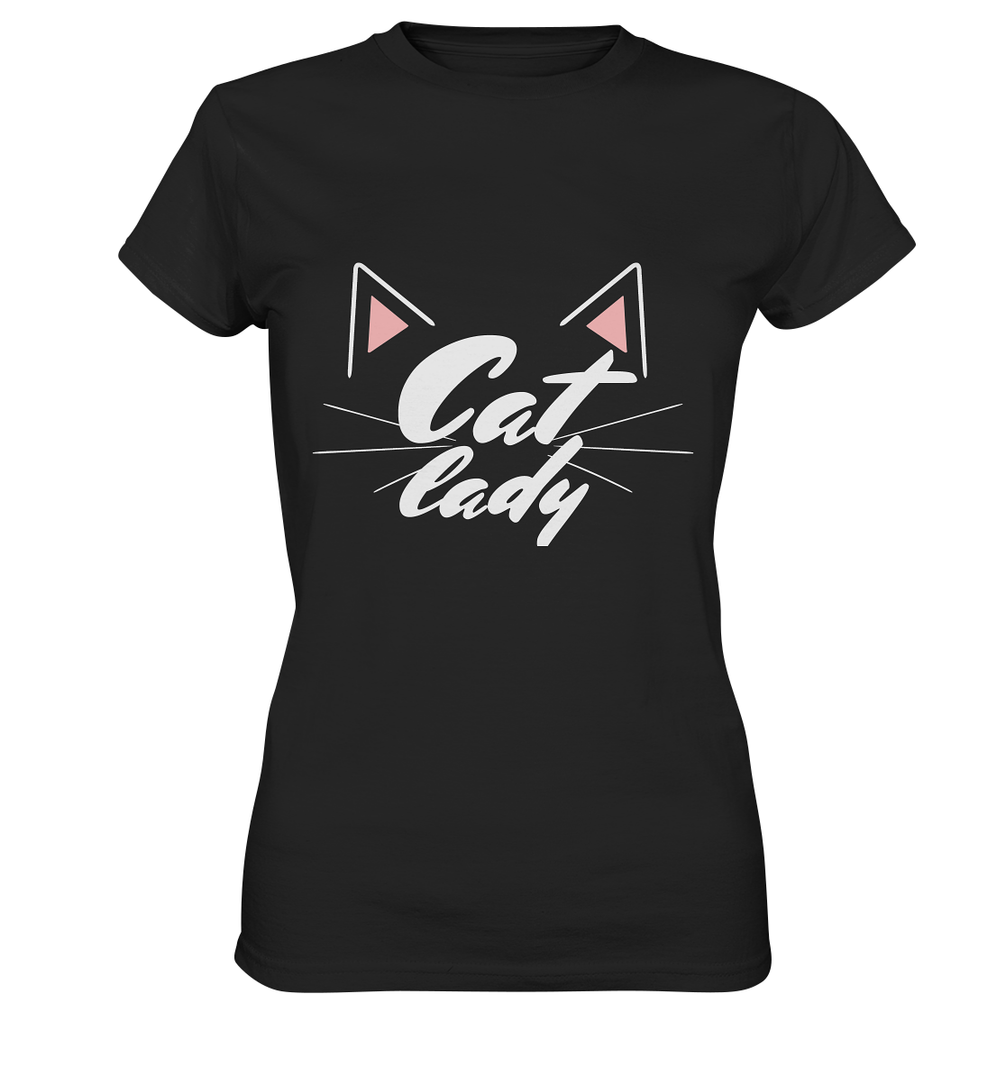 Cat Lady. Katzendame. Katze - Ladies Premium Shirt