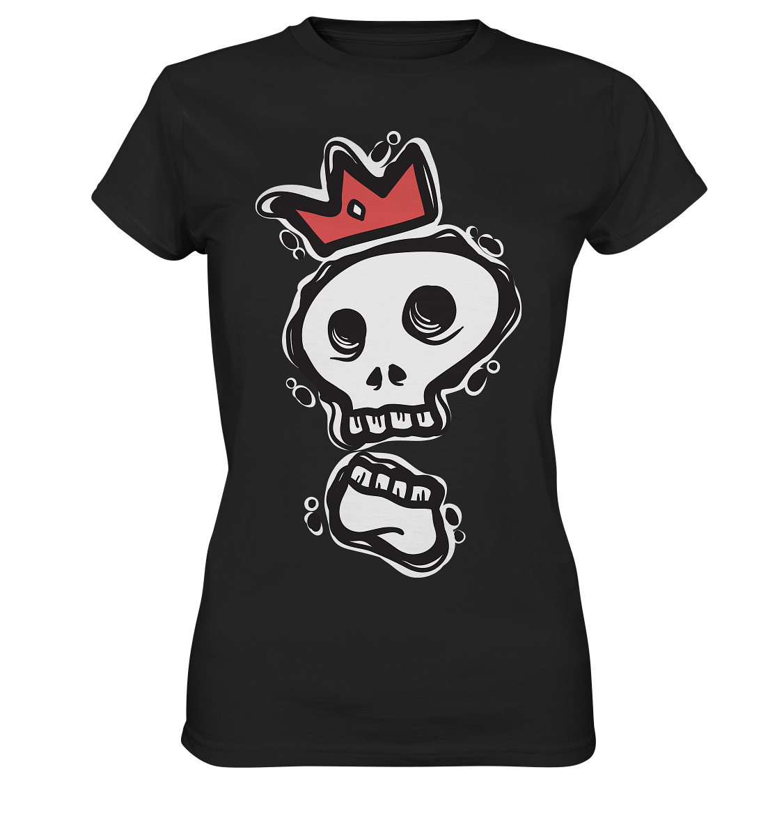Girl Pirincess Skull - Ladies Premium Shirt