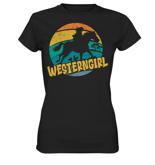 Westerngirl. Pferde Westernreiten - Ladies Premium Shirt