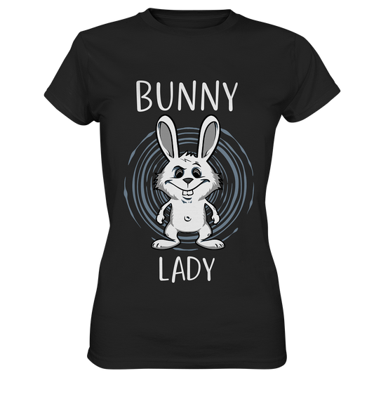 Bunny Lady. Weißer Hase. - Ladies Premium Shirt