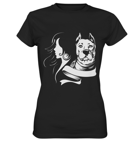 Pitbull Girl.Hunde - Ladies Premium Shirt