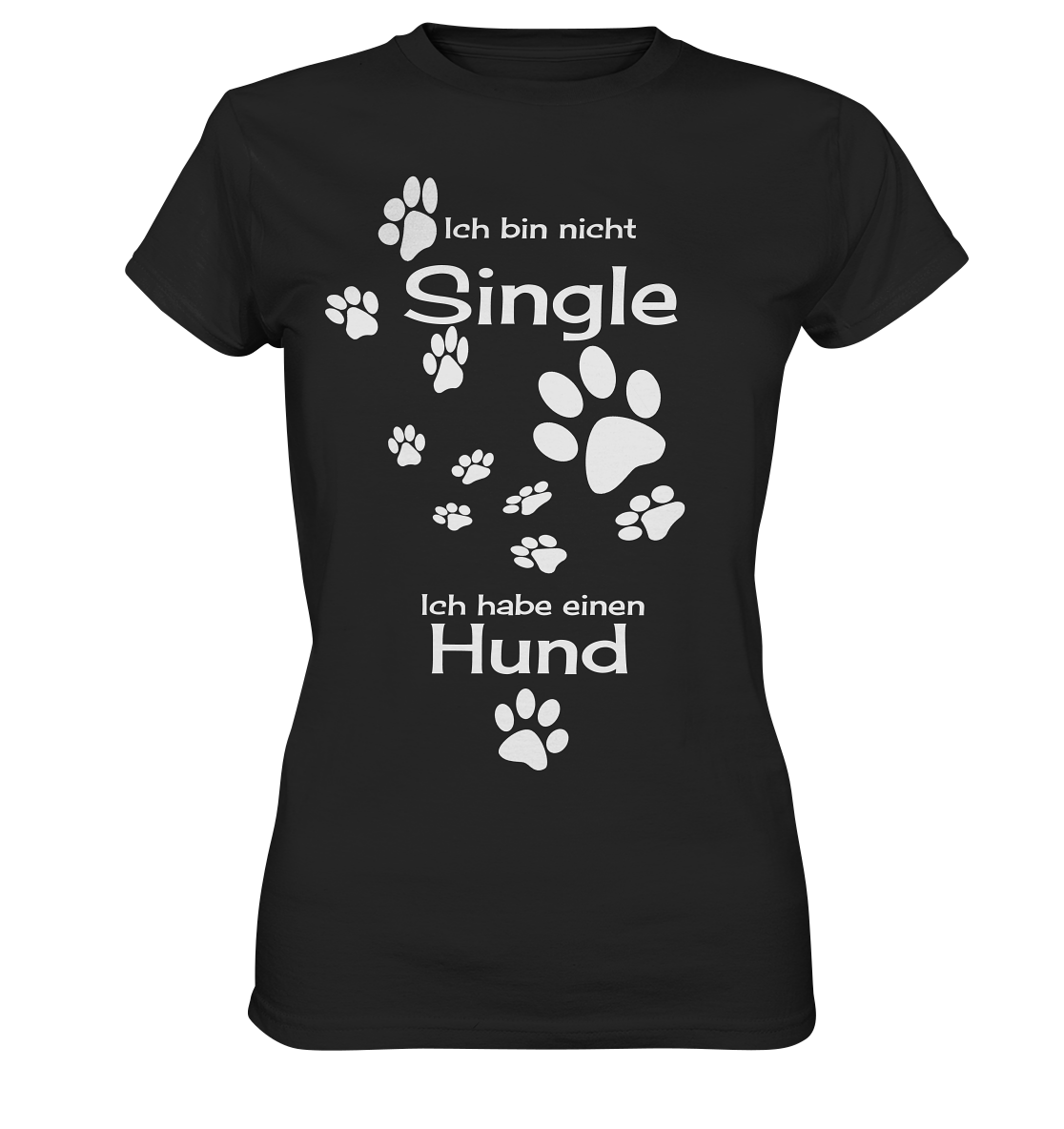 Ich bin nicht Single. Ich habe einen Hund - Ladies Premium Shirt