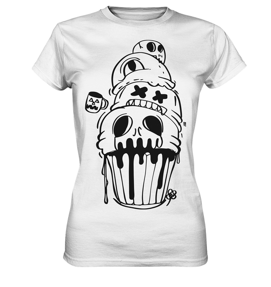 Cupcake Skulls Gothic - Ladies Premium Shirt