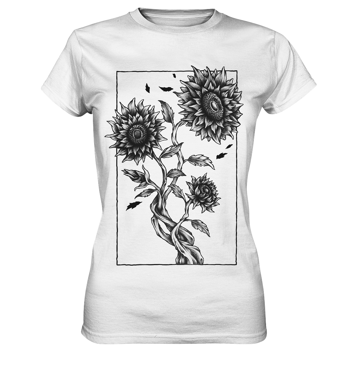 Growing Flowers. Blumen - Ladies Premium Shirt