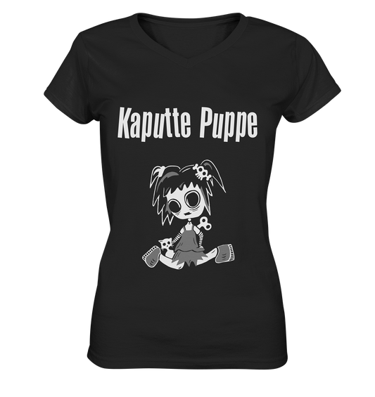 Kaputte Puppe - Ladies V-Neck Shirt