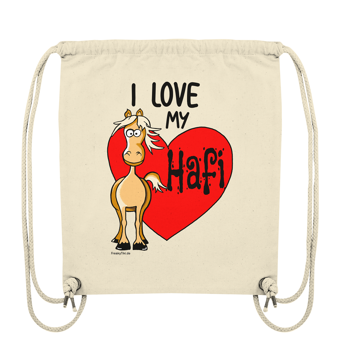 I love my Hafi. Haflinger - Turnbeutel Gym-Bag