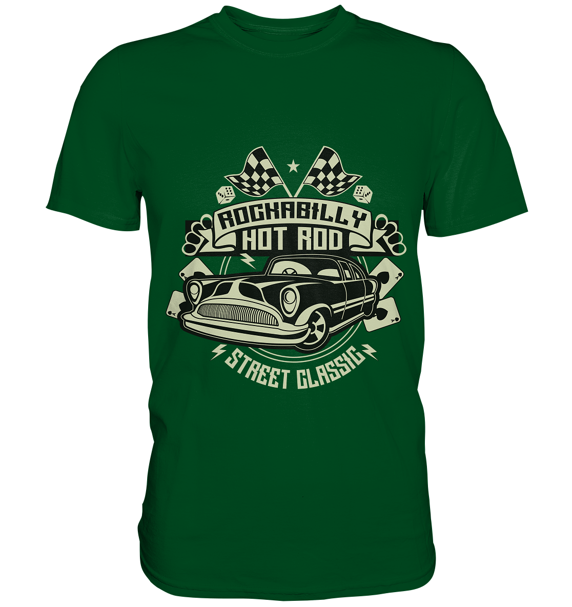 Rockabilly Hot Rod Street Classic - Unisex-Premium Shirt