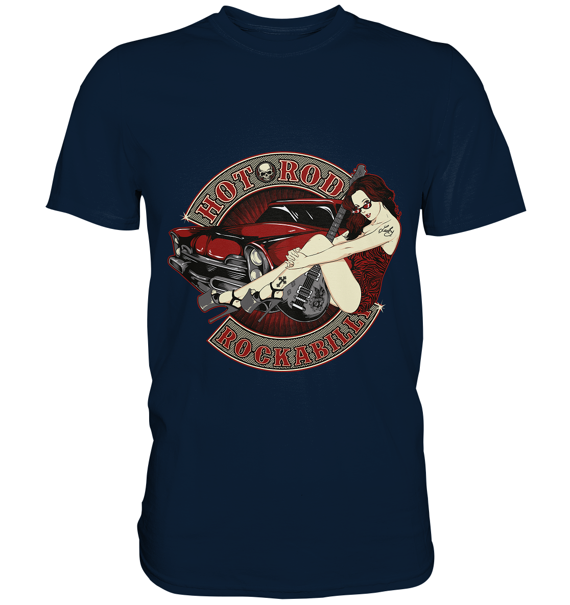 Hotrod Rockabilly. Pinup - Premium Shirt