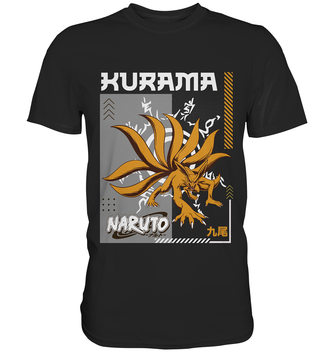 Kurama. Japanese Anime - Premium Shirt