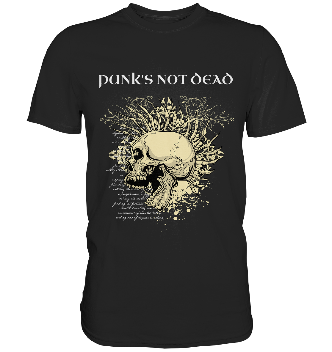 Punk´s not dead. Skull - Premium Shirt