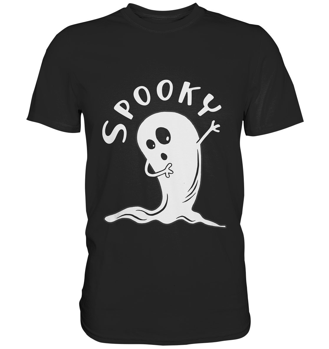 Spooky. Dabbing Ghost. Kleine Gespenst - Unisex Premium Shirt