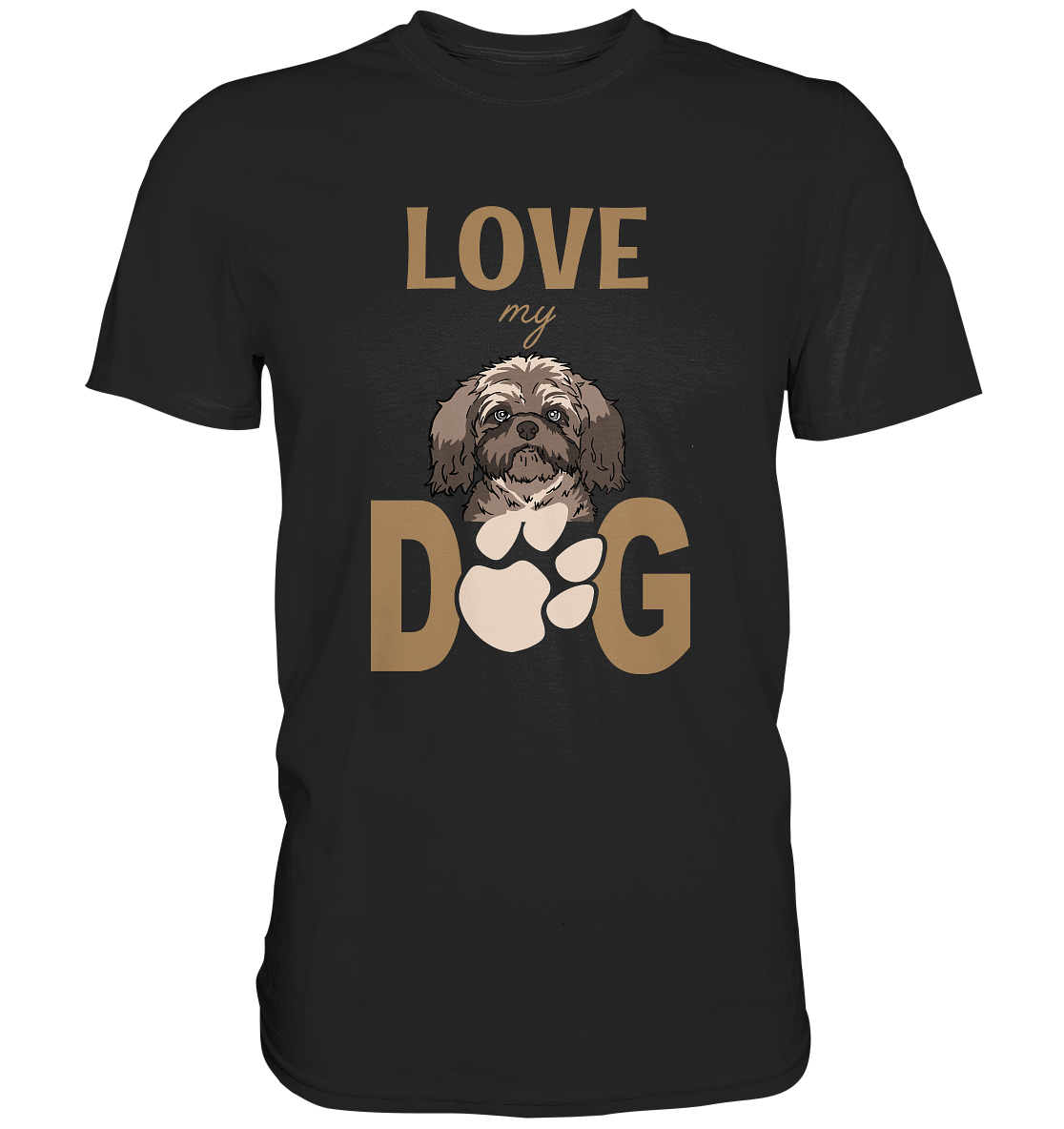 Love my dog. Hunde Bolonka  - Premium Shirt