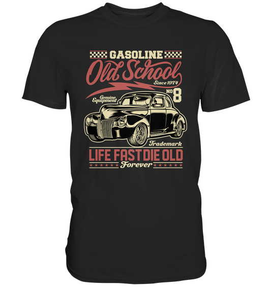 Gasoline Old School Rockabilly - Premium Shirt