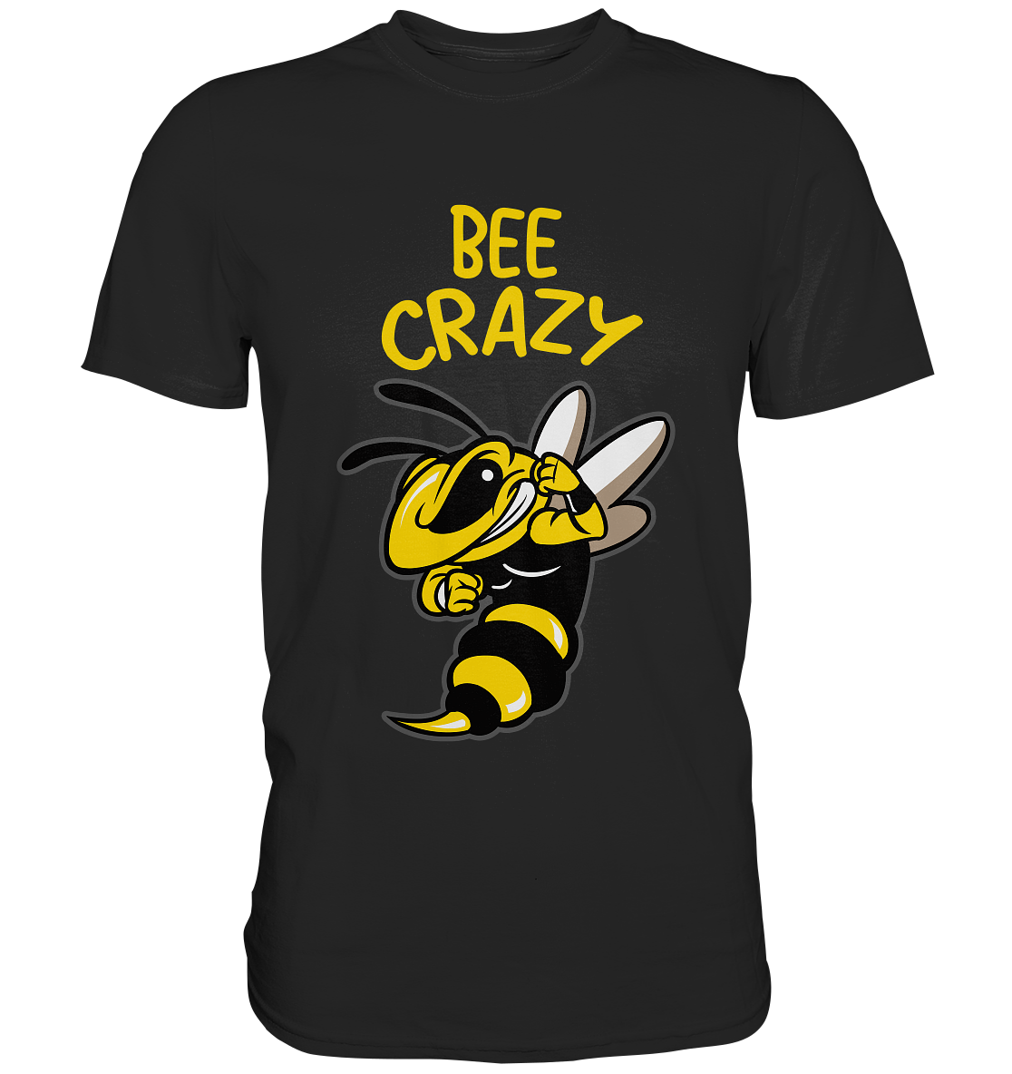 Bee crazy. Sei verrückt! Biene - Premium Shirt