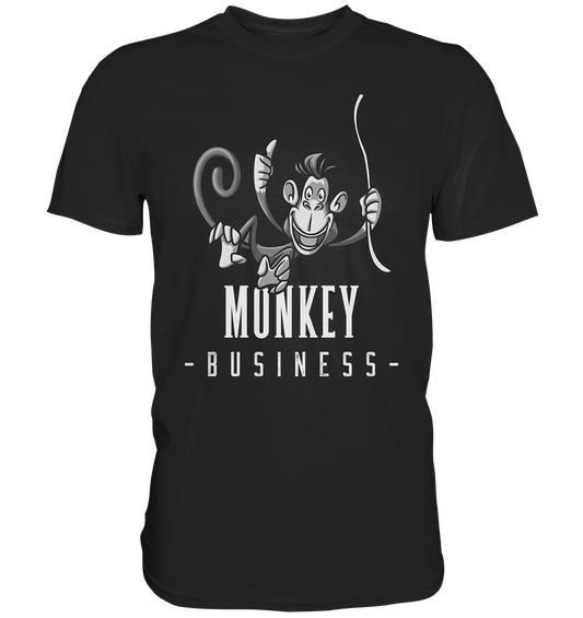 Monkey Business. Affe - Premium Shirt