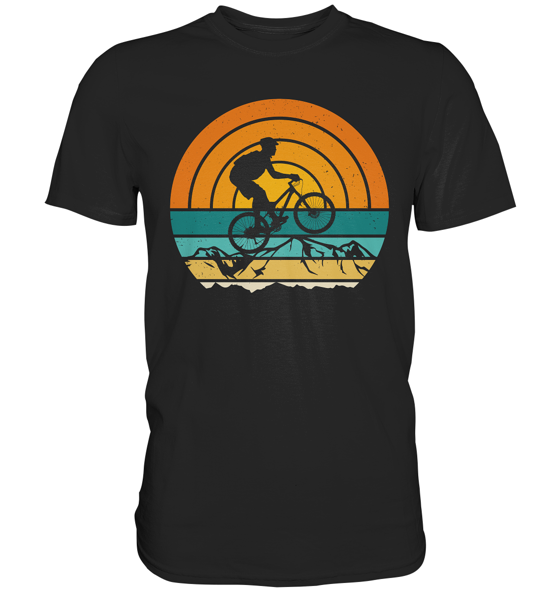 Outdoor Mountain Bike berge Natur - Premium Shirt