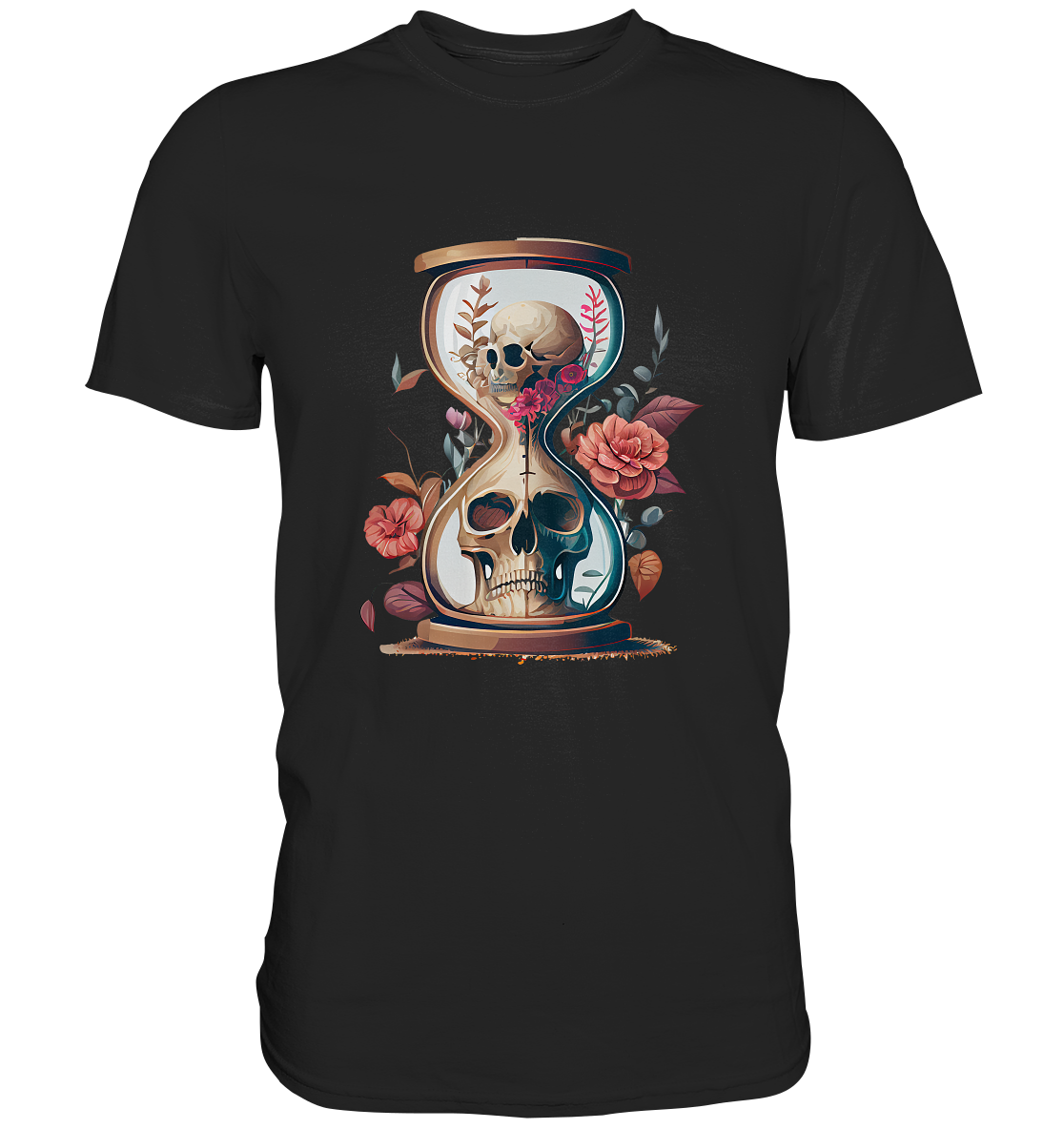 Waste Time. Skull - Premium Shirt