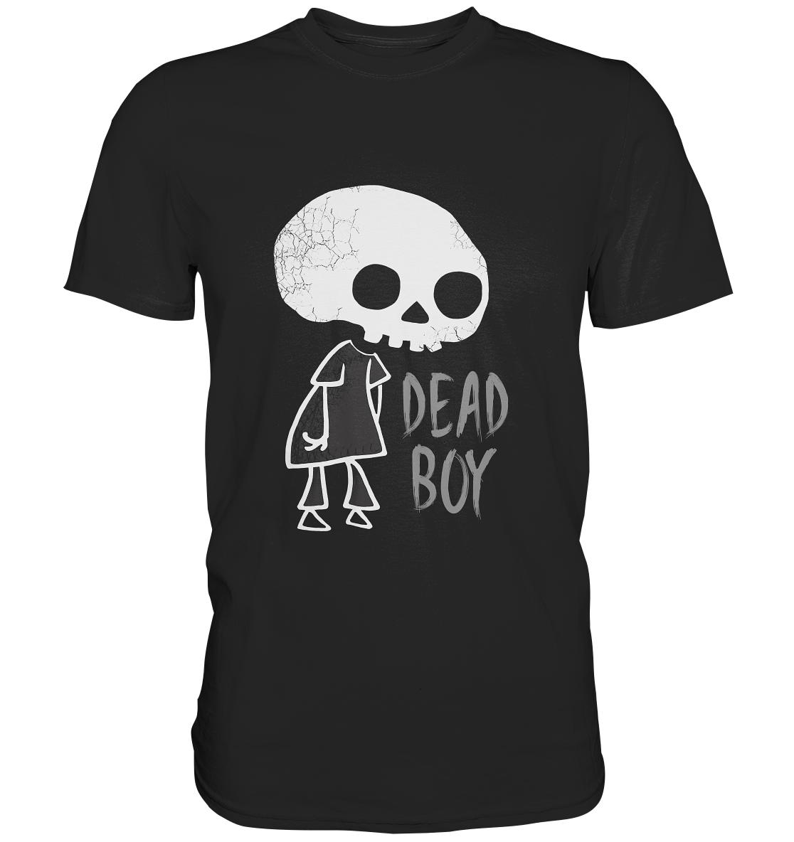 Dead Boy. Gothic Skull - Premium Shirt