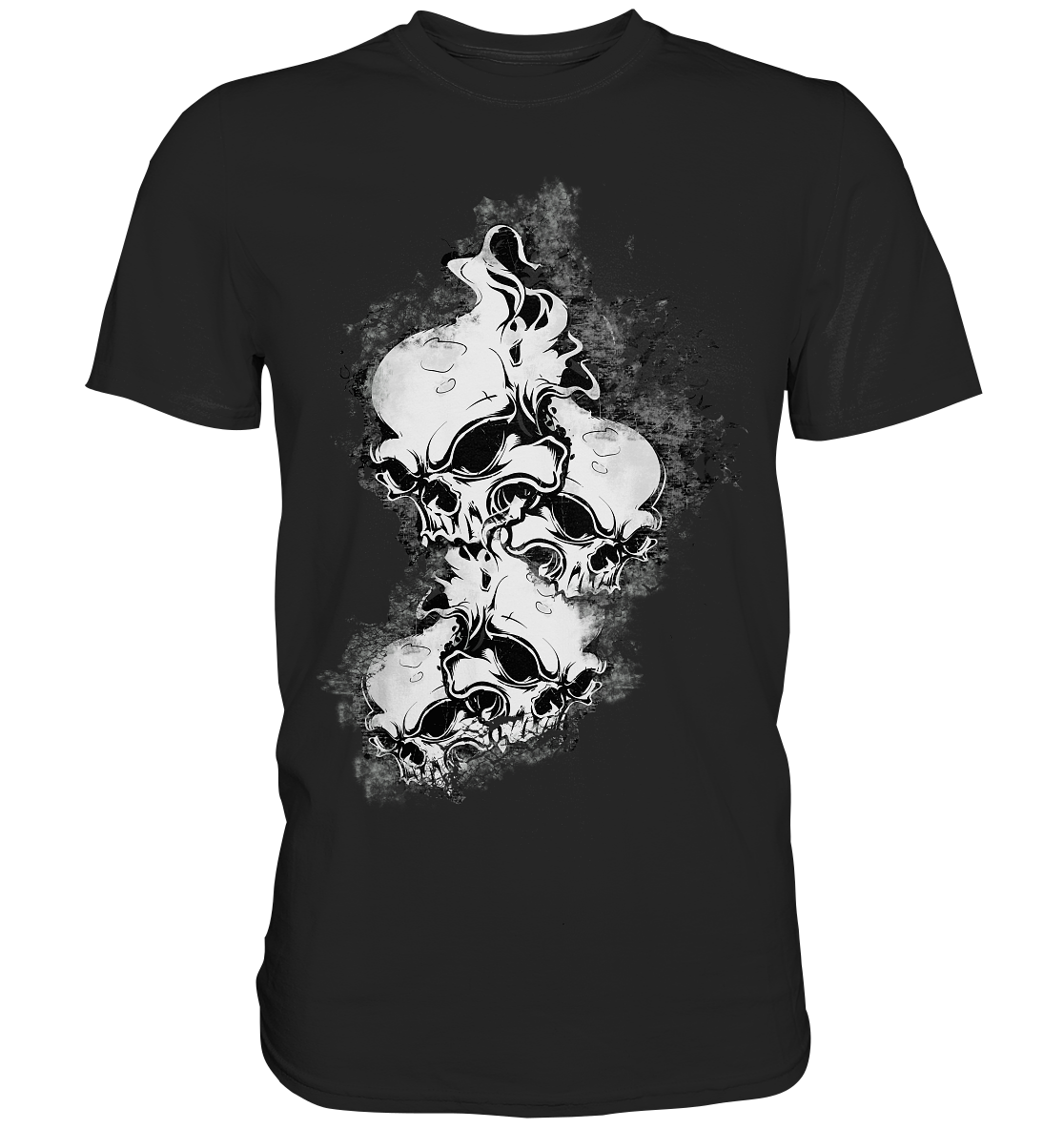 Steam Skulls. Gothic Totenköpfe Schädel - Premium Shirt
