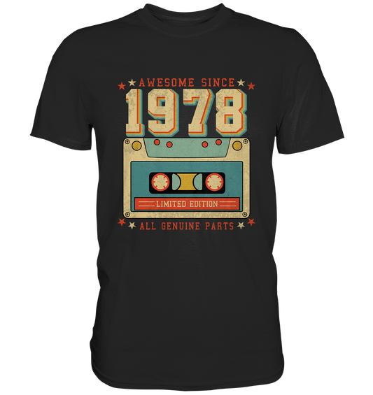 Awsome since 1978 Vintage Retro - Premium Shirt