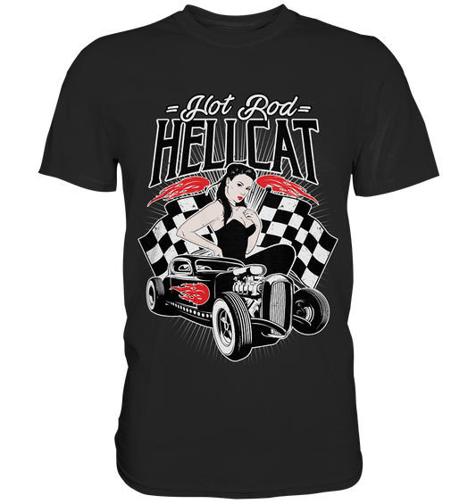Hot Rod Hellcat. Retro Vintage - Premium Shirt