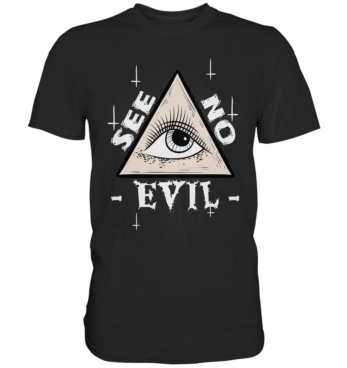See no evil. Gothic - Unisex Premium Shirt