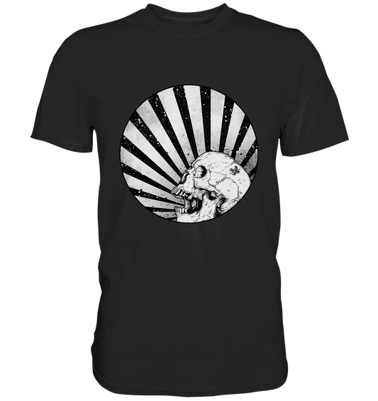 Kamikaze Skull Gothic - Premium Shirt