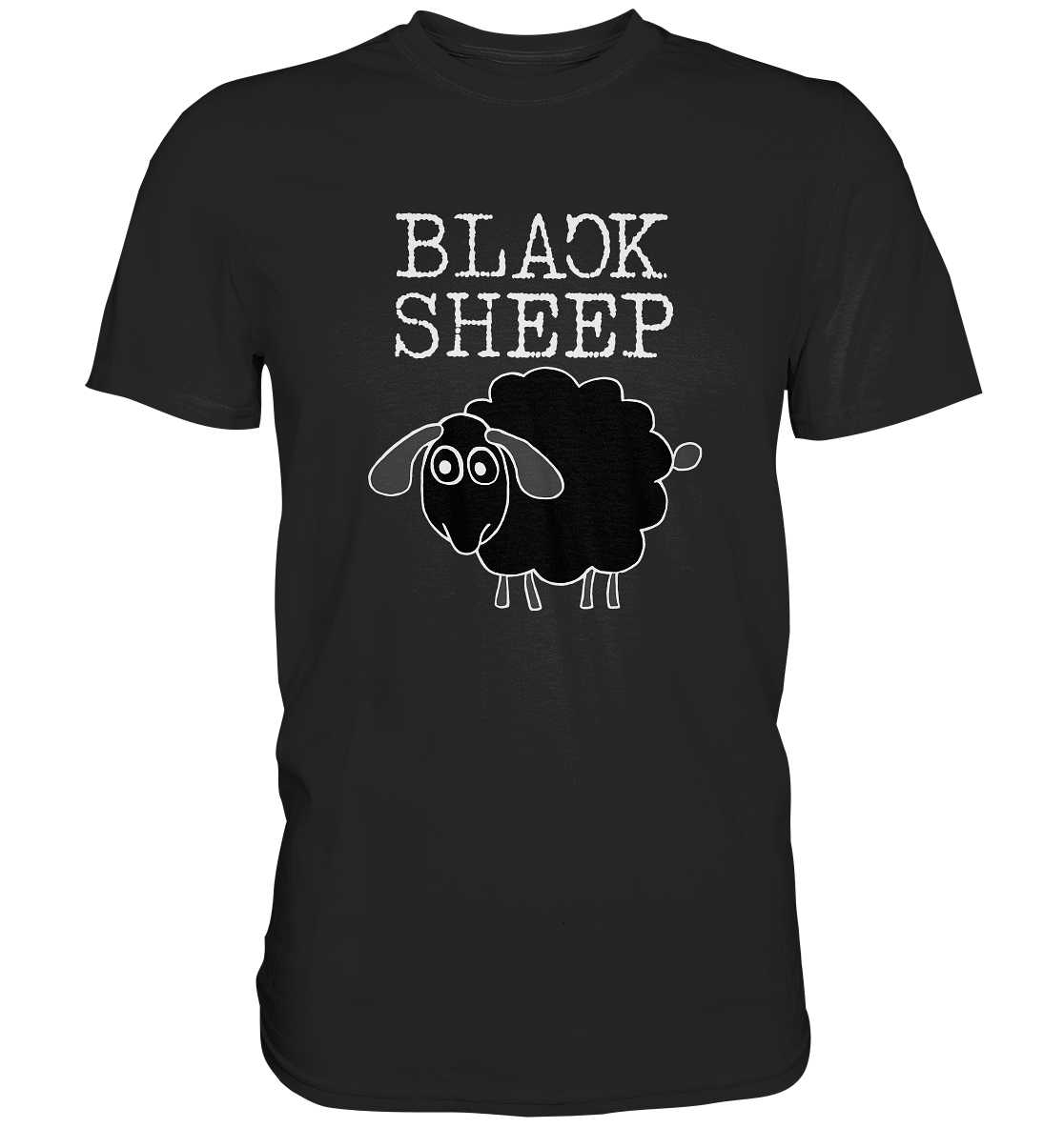 Black Sheep. Schwarzes Schaf - Premium Shirt