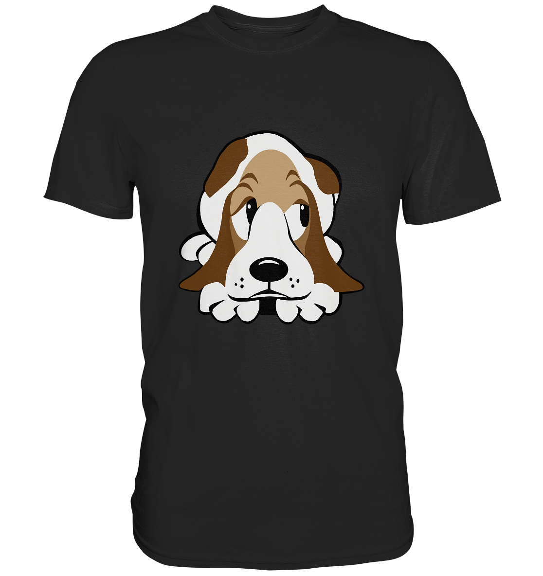 Süßer Hund. Beagle Pfote Hundeliebe - Premium Shirt