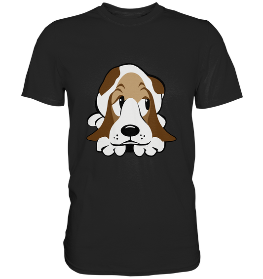 Süßer Hund. Beagle Pfote Hundeliebe - Premium Shirt