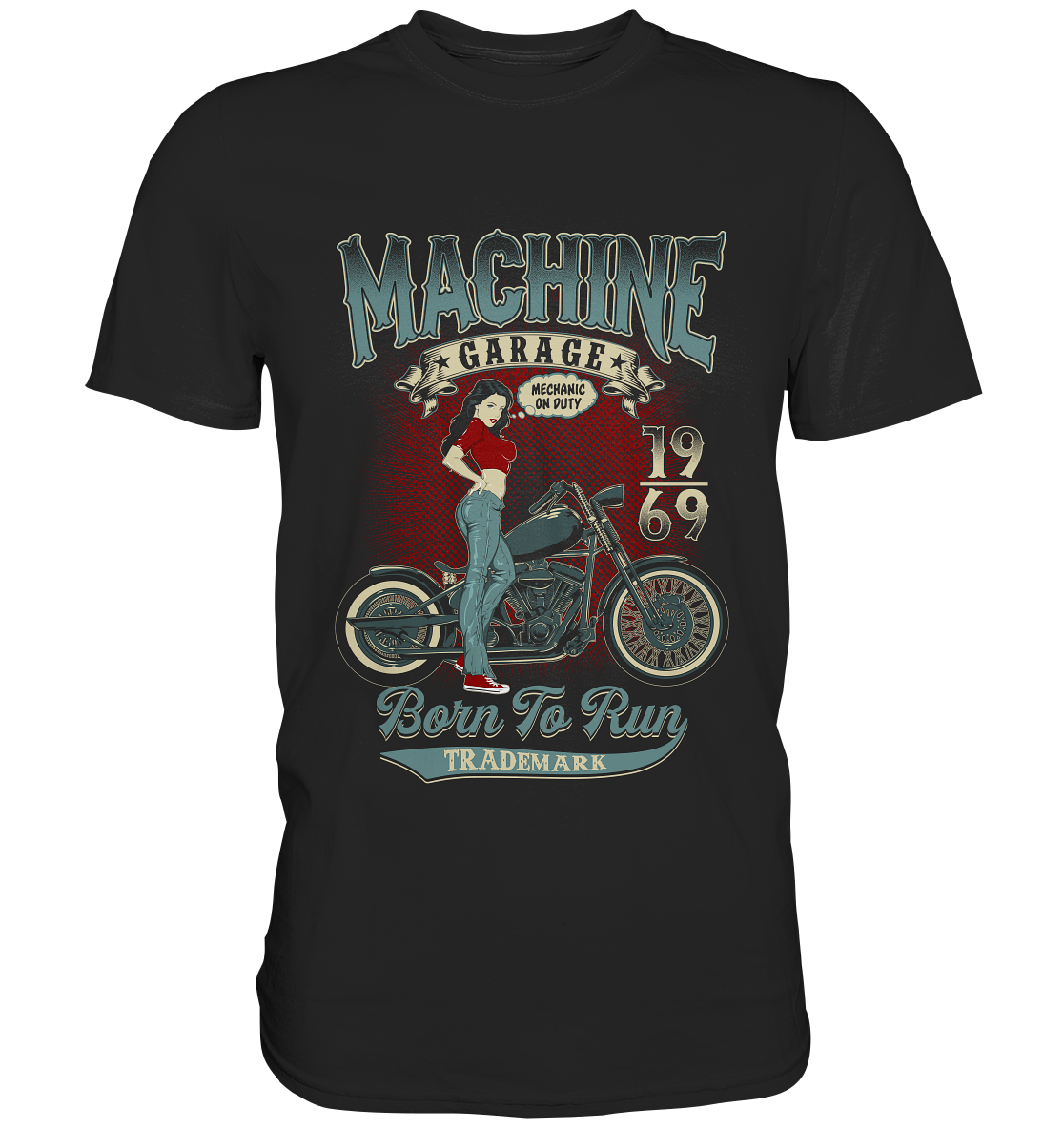 Machine Garage Rockabilly - Premium Shirt