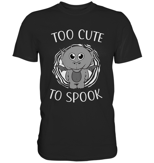 Too Cute To Spook. Halloween Vampir - Unisex Premium Shirt