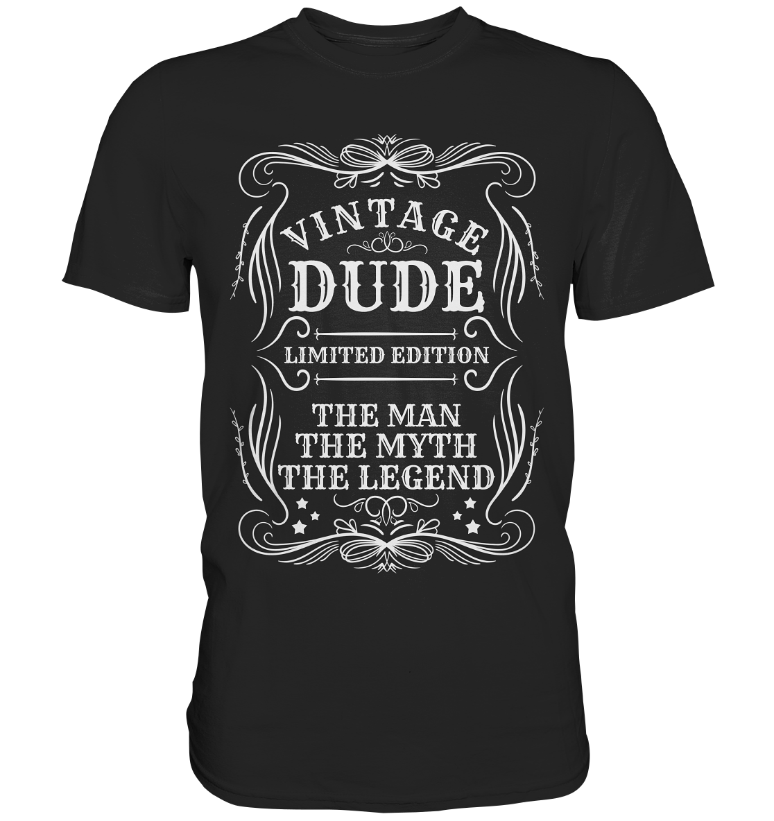 Vintage Dude. The Man. The Myth. The Legend. Retro - Premium Shirt