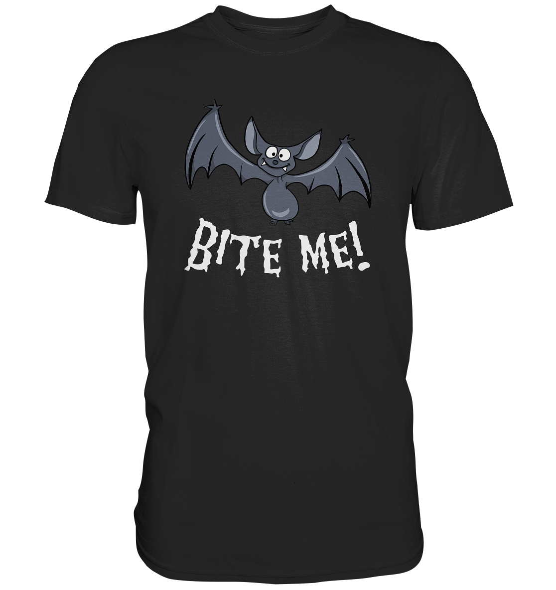 Fledermaus. Bit me! Blutsauger Bat - Premium Shirt