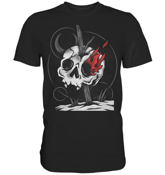 Skull Destroy. Gothic Art - Premium Shirt