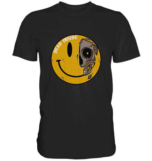 Dead Inside Smilie & Skull - Premium Shirt