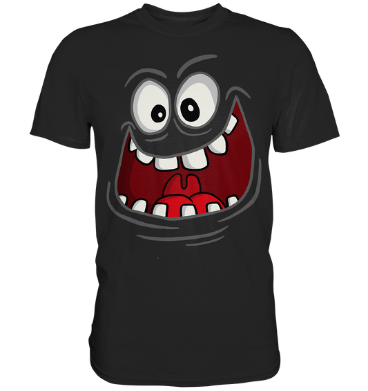 Monster Face. Lustiges Monster - Premium Shirt