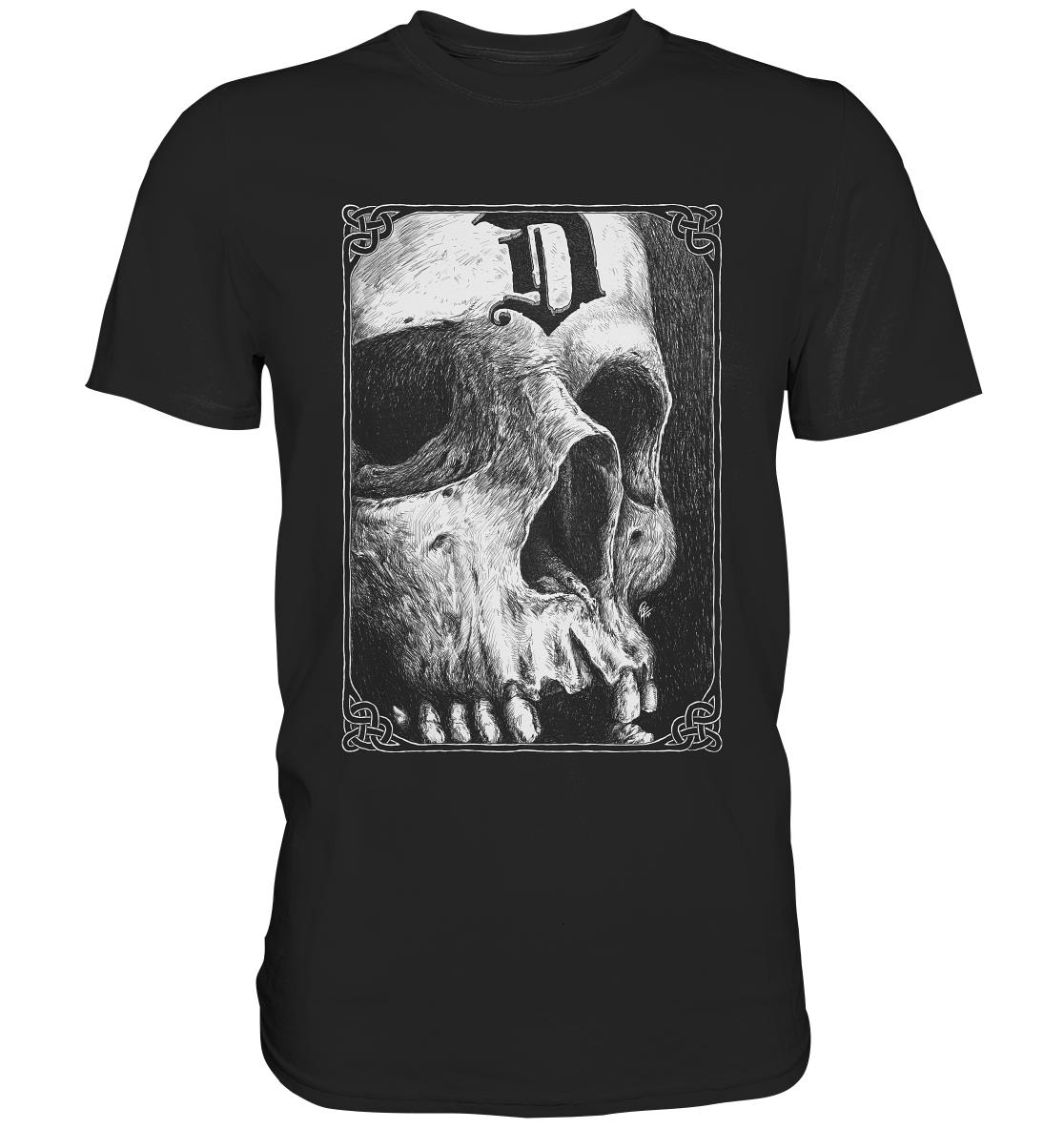 Gothic Skull - Unisex Premium Shirt
