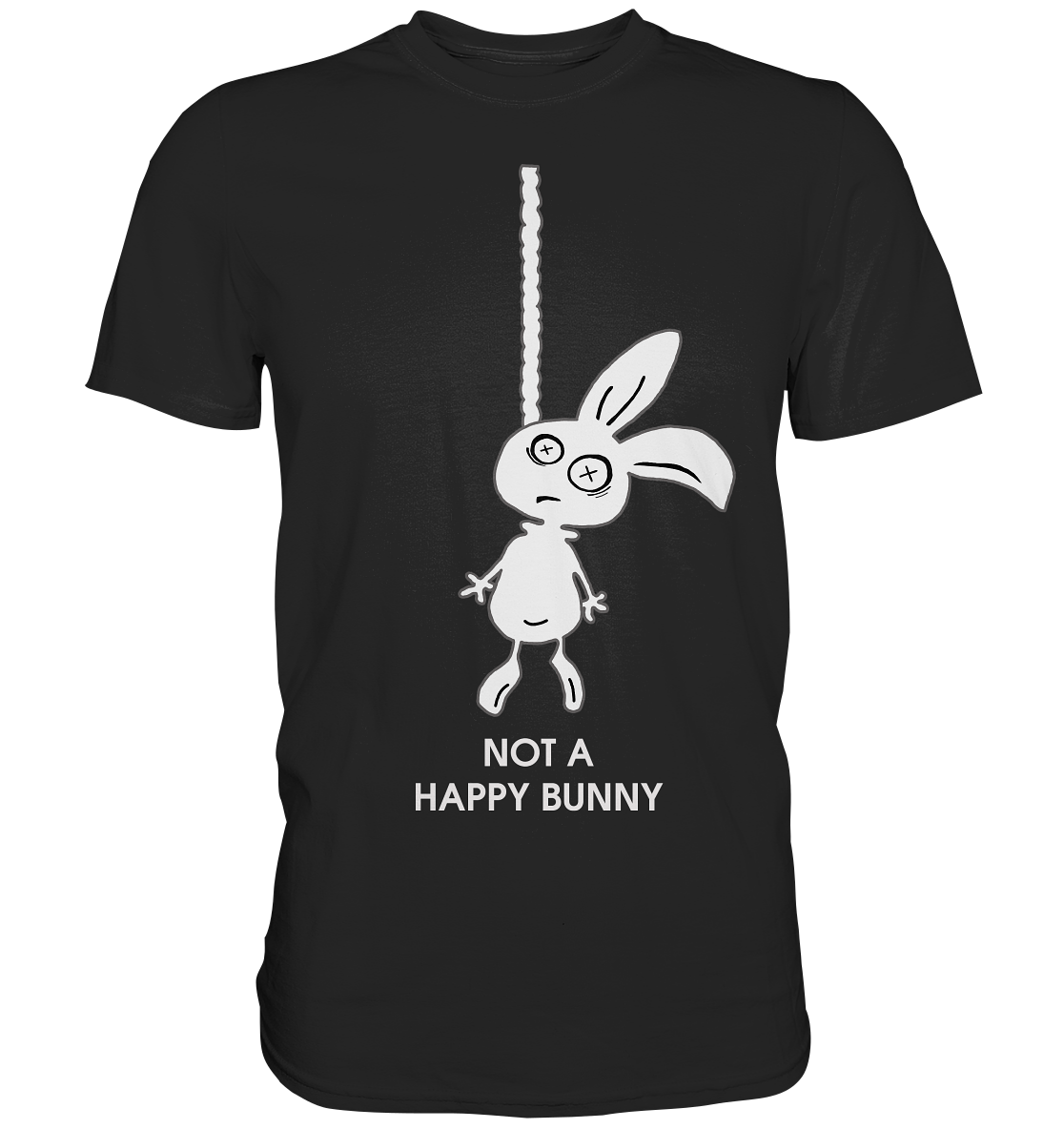 Not a happy bunny. - Unisex Premium Shirt