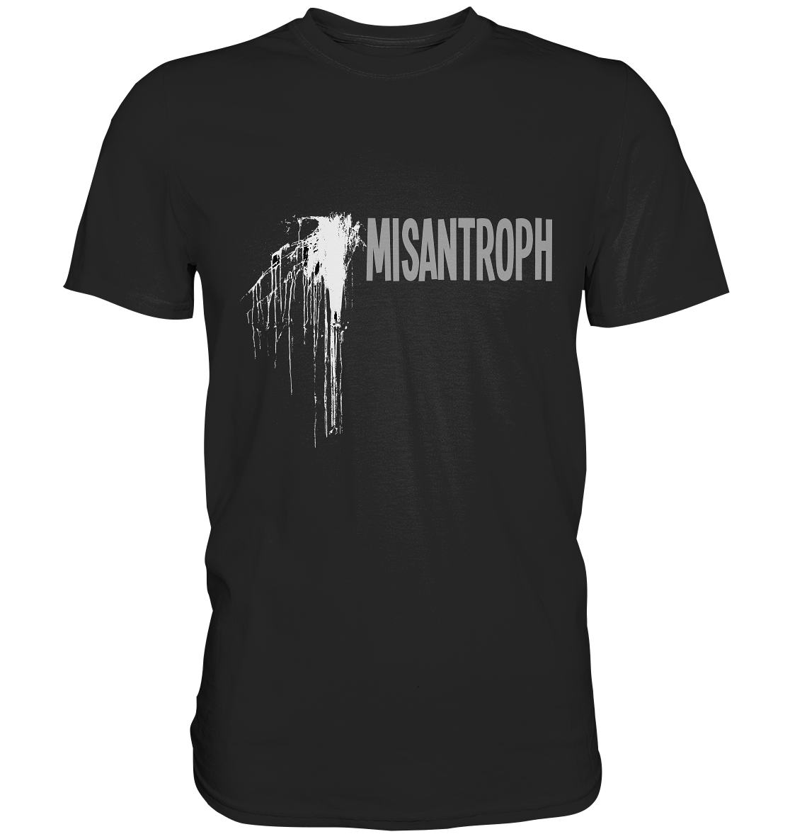 Misantroph. Philo-Shirt Philosophie Nietzsche - Premium Shirt