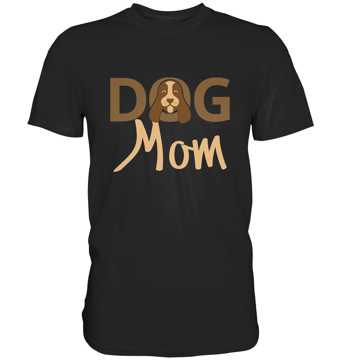 Dog Mom. Hundemama Hunde Hundeliebe - Premium Shirt