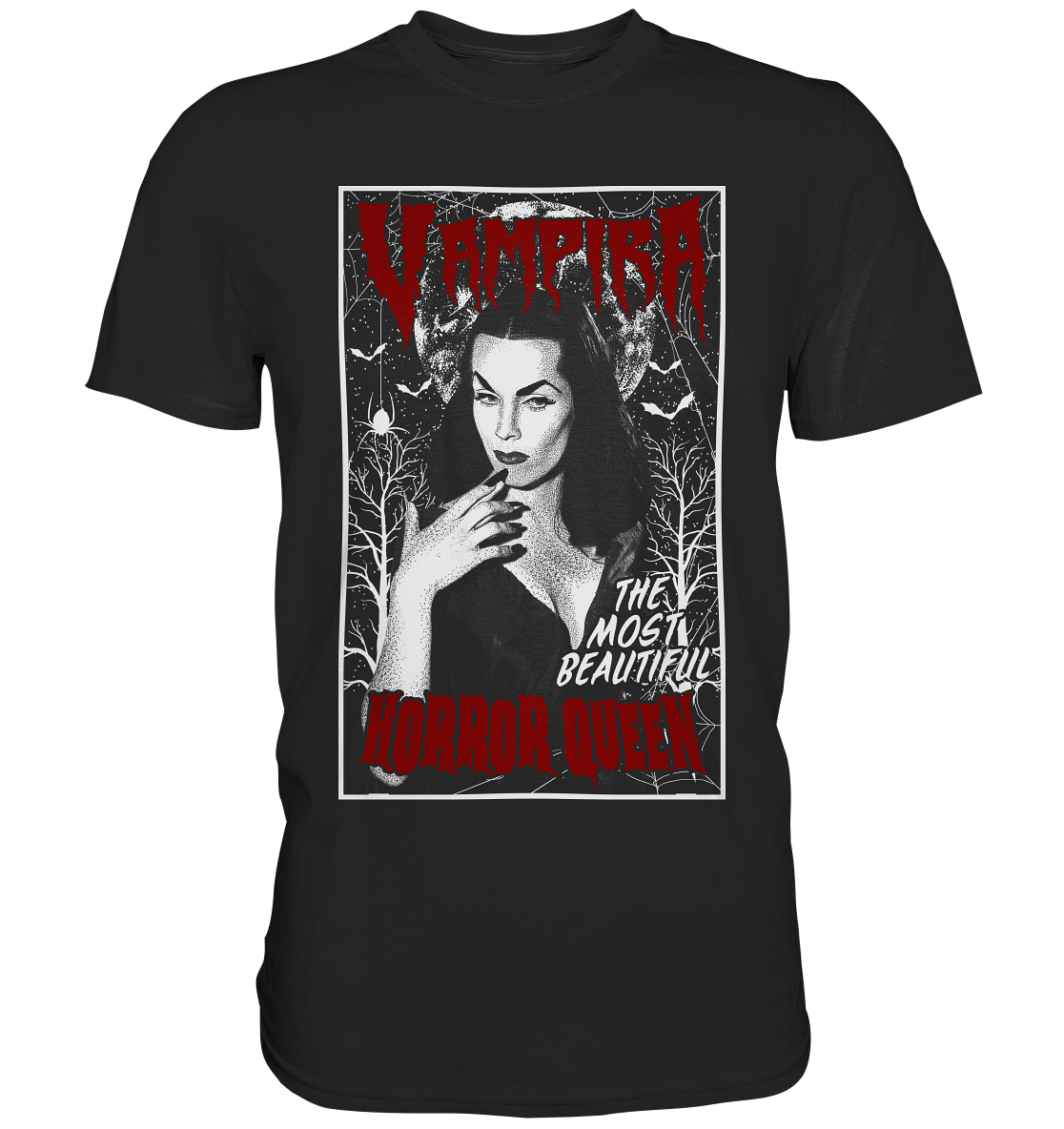Vampiria. Hooro Queen. Gothic Art - Premium Shirt