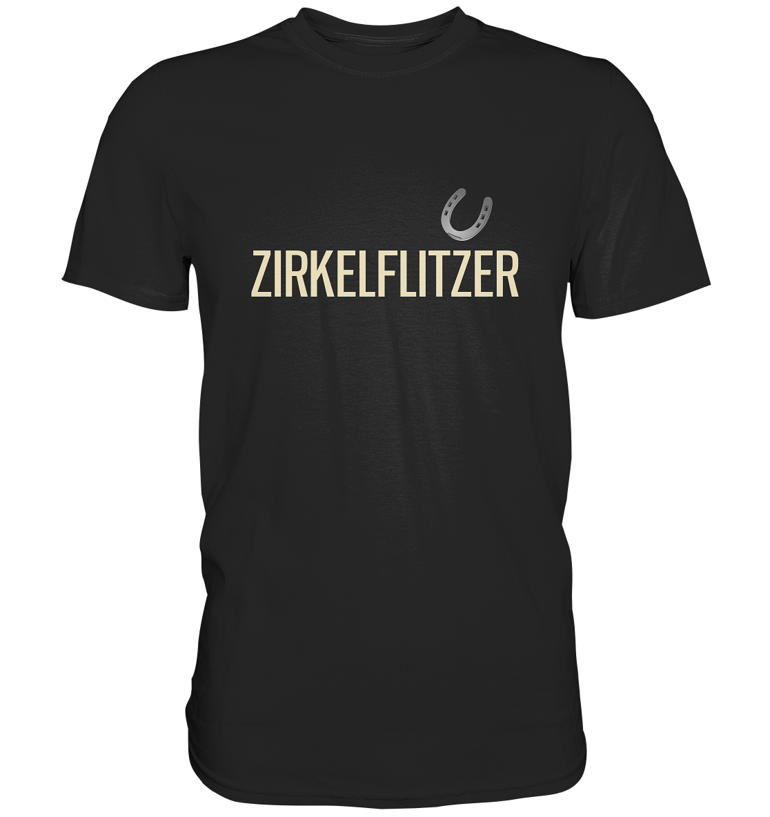 Zirkelflitzer Reining Westernreiten Pferd - Unisex Premium Shirt