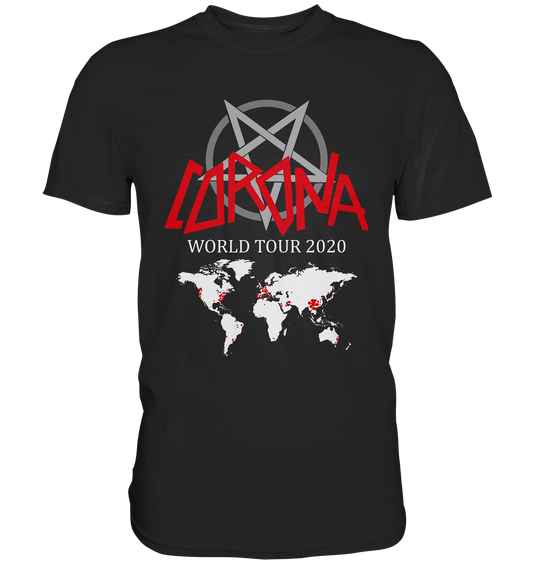 Corona World Tour 2020. Virus - Premium Shirt