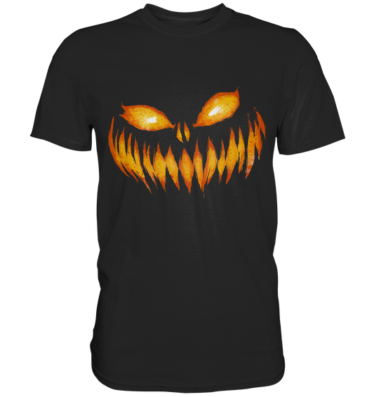 Smiling Pumpkin Halloween - Premium Shirt
