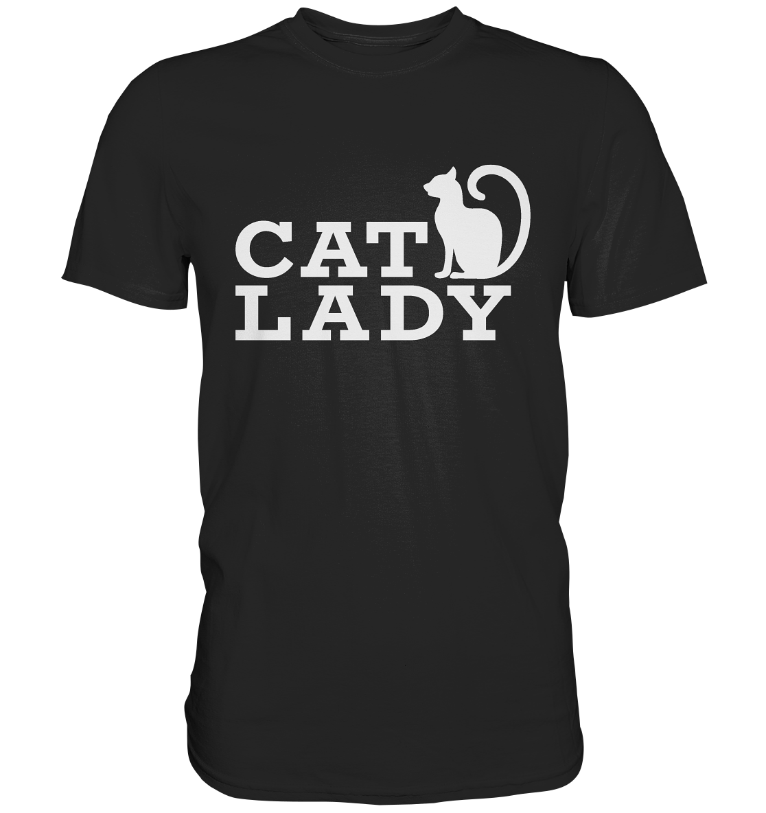 Cat Lady. Katze - Premium Shirt